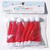 Mini 3 Inch Craft Santa Gnome Hats - 6 Count view 1