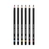 Pacific Arc Premium Charcoal Drawing Pencils for Artists - 6 pieces Soft Medium and Hard - Charcoal Pencils for Drawing, Sketching and Shading - Great Non Toxic Art Supplies Set view 2