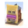 Rokuhan Z Gauge S039-2 Shopping A Beige / Purple view 1