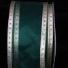 Hunter Green Wire Star Edged Craft Ribbon 2.5" x 40 Yards view 1