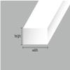 Evergreen 70EG8203 Scale Model Plastic Rod HO Scale 0.02 inch (0.56 mm) x Width 0.03 inch (0.84 mm), Pack of 10, Model Material view 2