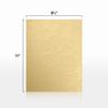 LUXPaper 8.5" x 11" Cardstock | Letter Size | Blonde Metallic | 107lb. Cover | 250 Qty view 2
