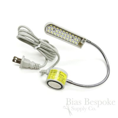 30 LED Sewing Light with Magnetic Base & 110v Plug, 1 Piece