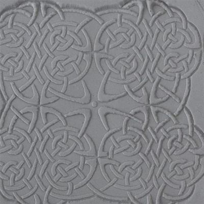 Cool Tools - Flexible Texture Tile - Celtic Knots - 4" X 2"