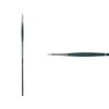 Creative Mark Imperial Professional Chungking Hog Bristle Brush - Filbert # 2x0, Handmade Long Handle Oil Paint Brushes for Artists, Nickel-Plated Brass Ferrules, Stiff Yet Soft Natural Bristles view 2