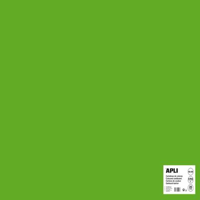 APLI 014266 Meadow Green 500 x 650 mm Cardboard Pack of 25 Sheets