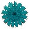 6-Pack 19" Tissue Paper Snowflake (Teal Green) view 1