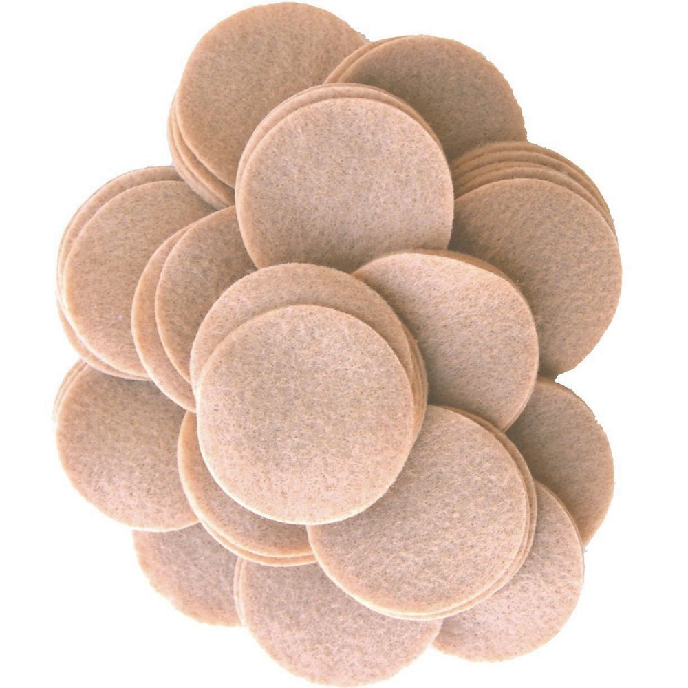 Playfully Ever After Camel Brown Craft Felt Circles (3 Inch - 30pc)