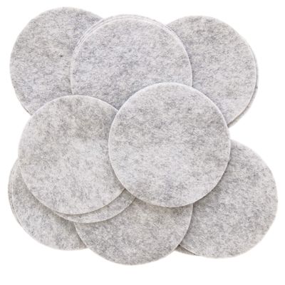 Playfully Ever After Charcoal Gray Craft Felt Circles (3 Inch - 30pc)