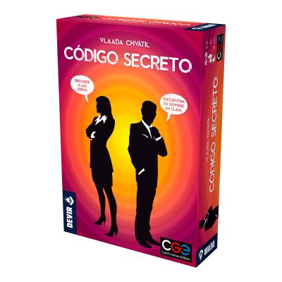 Devir - Codigo Secreto, Team Strategy Board Game, Party Word Association & Deduction Game for Teens, Adults & Friends, Ages 14+, 28 Players, 15 Playtime (Spanish Version)