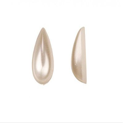 Beads Supplies 300Pcs Teardrop Flat Back Pearl Cabochon 6x4mm