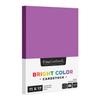 Violet Bright Color Cardstock Paper Great for Arts and Crafts, Invitations, Scrapbooking and Stationery Printing | Medium Weight 65lb Cover (176gsm) Card Stock | 11" x 17" | 50 Sheets per Pack view 1