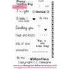 C.C. Designs LS1078 Logo Sentiments Clear Stamp, 4" x 6", Smoochie view 1