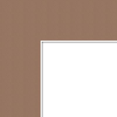 8x32 Hazelnut / Sandpiper Custom Mat for Picture Frame with 4x28 opening size (Mat Only, Frame NOT Included)