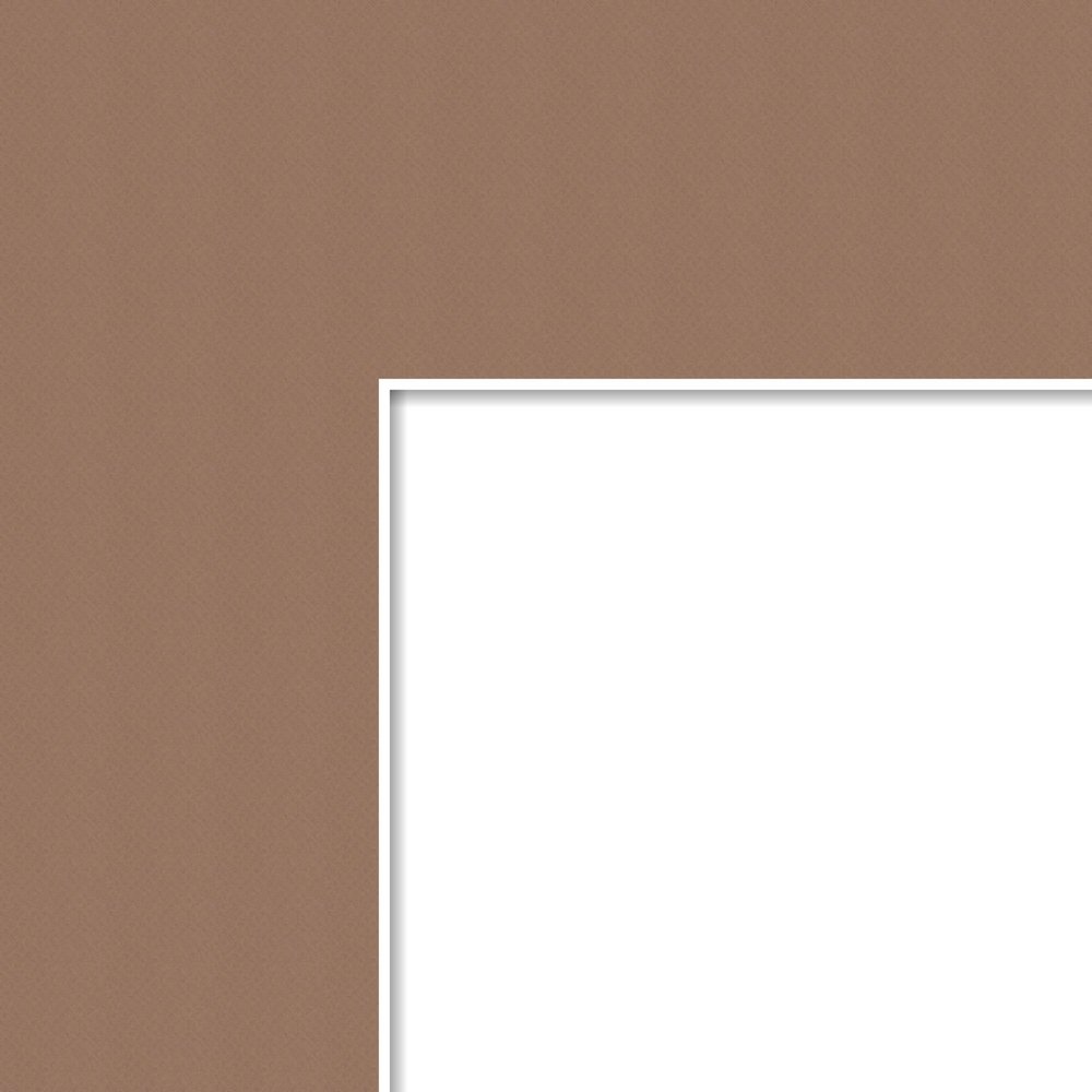 14x16 Hazelnut / Sandpiper Custom Mat for Picture Frame with 10x12 opening size (Mat Only, Frame NOT Included)