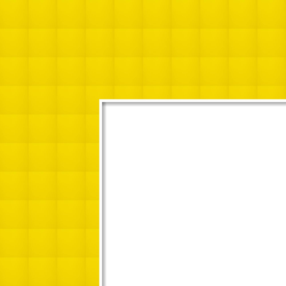 14x33 Buttercup / Canary Custom Mat for Picture Frame with 10x29 opening size (Mat Only, Frame NOT Included)