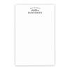 Personalized Notepad Set for Men, Men's Personalized notepad, Letter writing paper, size 5.5in x 8.5in, 50 sheets view 1