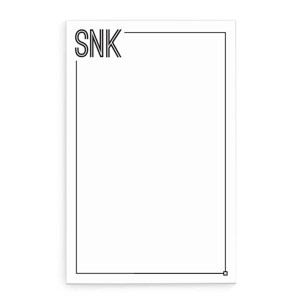 Monogrammed notepad, Monogrammed notepad wth Monogram, Personalized Notepad Set, Monogrammed Letter writing paper, size 5.5in x 8.5in, 50 sheets
