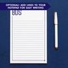 Monogrammed notepad, Monogrammed notepad wth Monogram, Personalized Notepad Set, Monogrammed Letter writing paper, size 5.5in x 8.5in, 50 sheets view 3