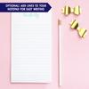 Personalized Notepad Set, Personalized notepads for women, Calligraphy notepads, Personalized notepad with Calligraphy, Letter writing paper, size 5.5in x 8.5in, 50 sheets view 3
