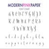 Personalized Notepad Set, Personalized notepads for women, Calligraphy notepads, Personalized notepad with Calligraphy, Letter writing paper, size 5.5in x 8.5in, 50 sheets view 4