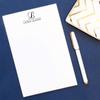 Monogrammed notepad, Personalized Monogrammed notepad, Personalized Notepad Set, Monogrammed Letter writing paper, size 5.5in x 8.5in, 50 sheets view 3