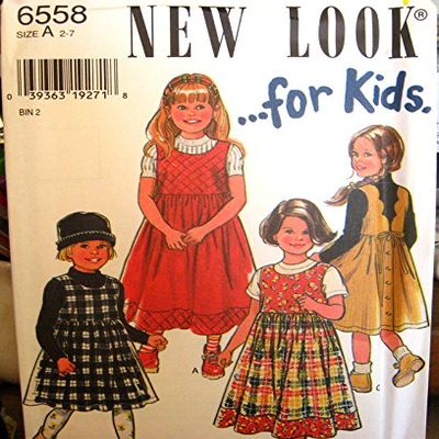 Vintage New Look Sewing Pattern for Kids 65558