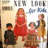 Vintage New Look Sewing Pattern for Kids 65558 view 1