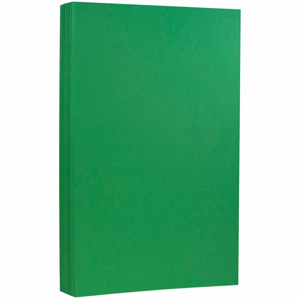 LUXPaper 8.5" x 14" Cardstock | Legal Size | Holiday Green | 100lb. Cover | 500 Qty
