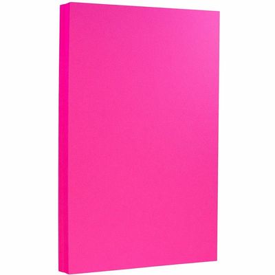 LUXPaper 8.5" x 14" Cardstock | Legal Size | Magenta Pink | 100lb. Cover | 50 Qty
