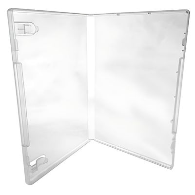 CheckOutStore (200) Plastic Storage Cases for Rubber Stamps with 2 Booklet Clips, 1/2" (14mm) inch Spine Size (Clear)