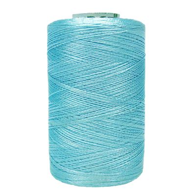 Aqua Blue Spool Overlocking Hand Machine Polyester Cones Serger 400 Mtr Thread