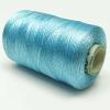 Aqua Blue Spool Overlocking Hand Machine Polyester Cones Serger 400 Mtr Thread view 3