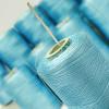 Aqua Blue Spool Overlocking Hand Machine Polyester Cones Serger 400 Mtr Thread view 4