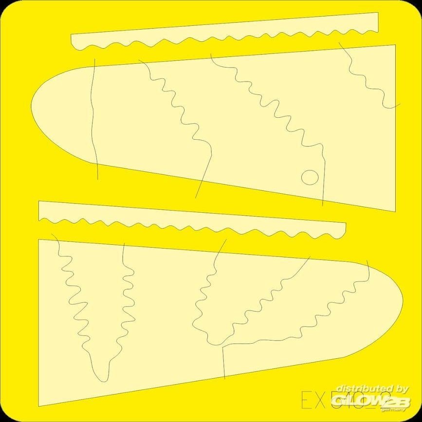 edexyuarudo 1/48 BF del-109g Paint Mask Camouflage Pattern Erla edexyuarudo Mask Seat eduex510