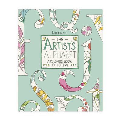 Eccolo World Traveler Tamara Kate Adult Coloring Book, Alphabet (CB502)