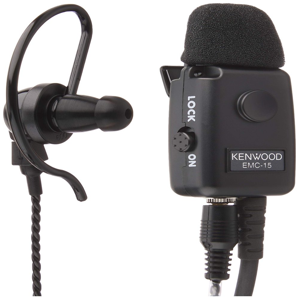 Caen Wood Earbuds with Clip Microphone Microphone Sensitivity Adjustable with EMC 15