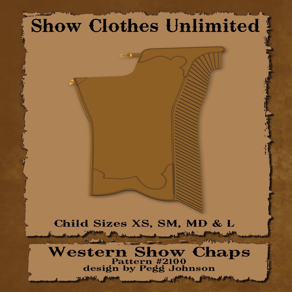 2100C - Western Show Chap Pattern - Child Sizing