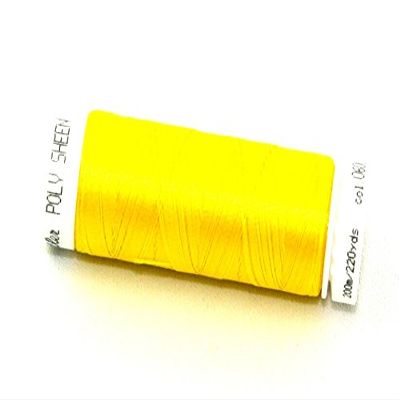 Mettler Polysheen Polyester Machine Embroidery Thread 200m 200m 600 Citrus - Each