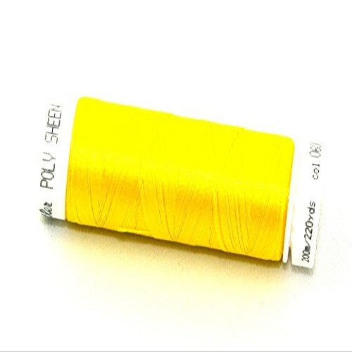Mettler Polysheen Polyester Machine Embroidery Thread 200m 200m 600 Citrus - Each