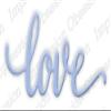 Love Die for Scrapbooking (DIE385B) view 1