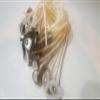 10 Square Braided Cotton Wicks Pre-Tabbed Size 1/0 Wicks 9" Long view 1