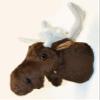 Moose Small Plush Wall Mount - Maynard view 3