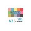 NT Rasha 4.1 oz (116 g), Square Meter, A3 Size, 250 Sheets, Gray 90 view 2