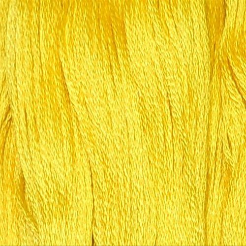 DMC 117-444 Six Strand Embroidery Cotton Floss, Dark Lemon, 8.7-Yard