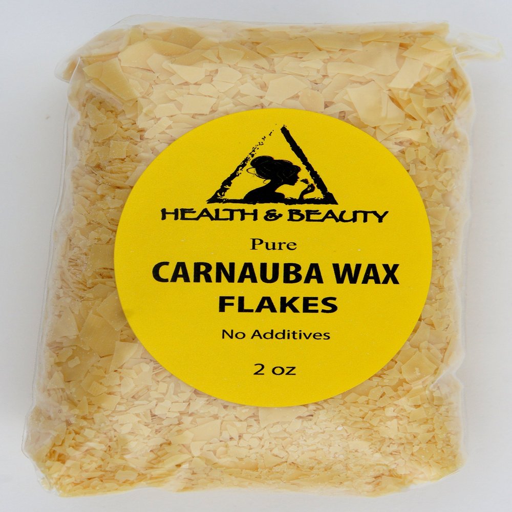 Carnauba Wax - T1 Flakes Brazil Pastilles Beards Premium Prime Grade A 100% Pure 2 oz