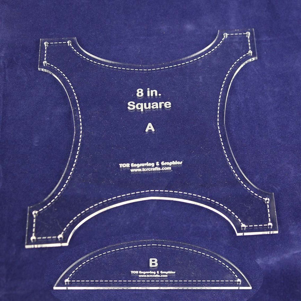 Robbing Peter to Pay Paul- 2 pc Quilting Template Set-Acrylic 1/8 Inch