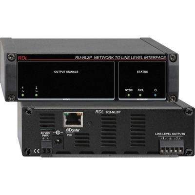 RDL RU-NL2P Network to Line Level Interface