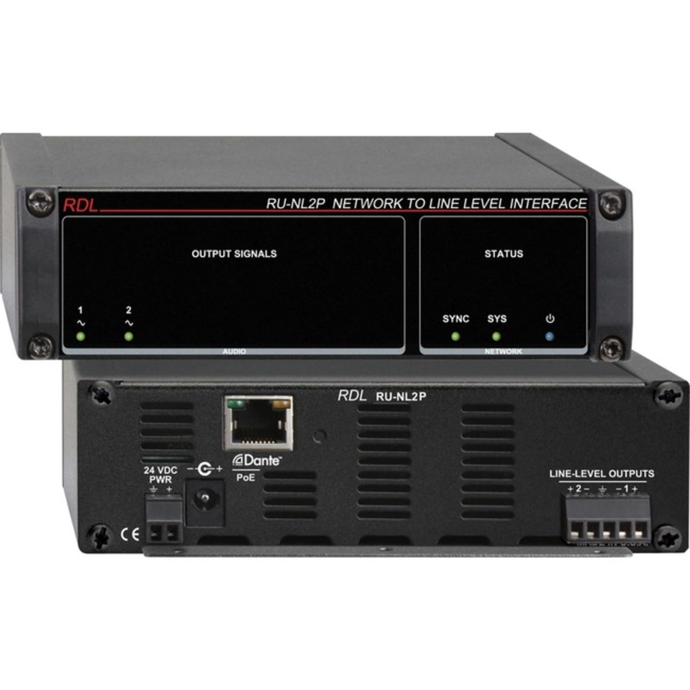 RDL RU-NL2P Network to Line Level Interface