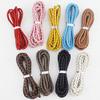 Linsoir Beads Hot Pink Round Genuine Braided Leather Cord Bolo Tie Cording 3 mm Diameter 2 Meter Roll view 2